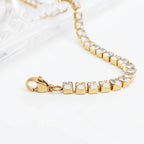 Oval Sparkle Tennis Bracelet - S121