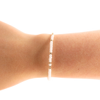 White Sprinkle Bracelet - S63