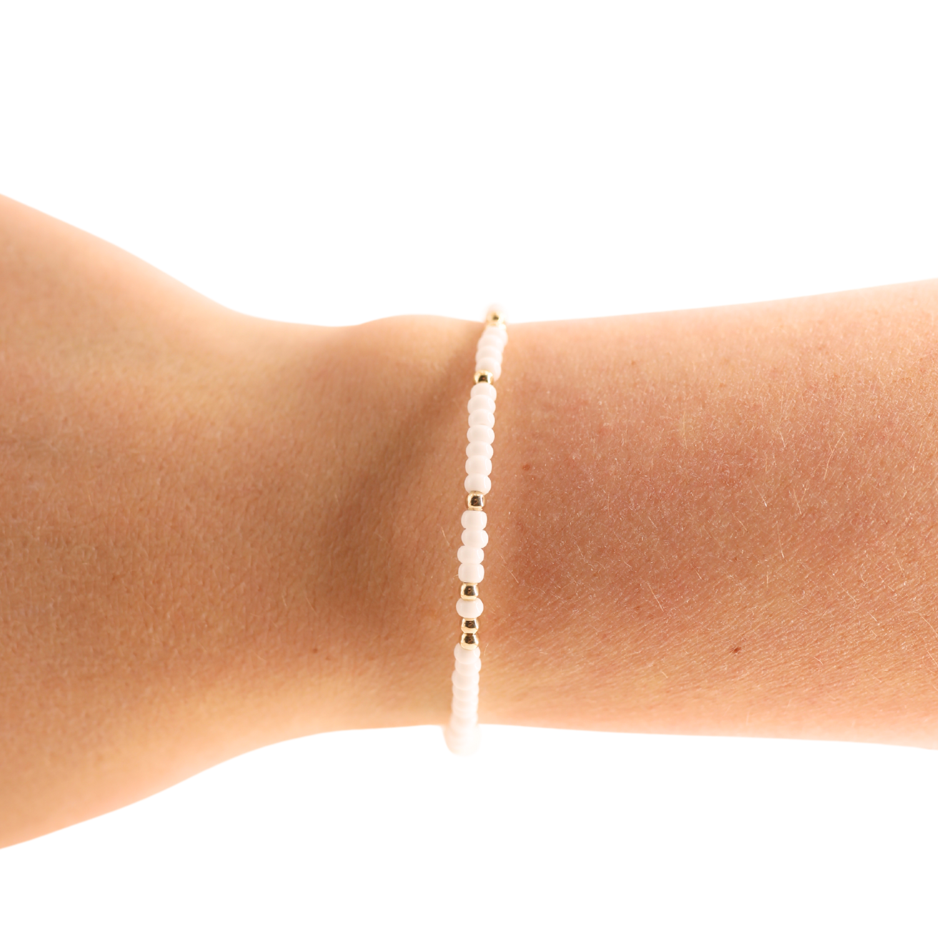 White Sprinkle Bracelet - S63