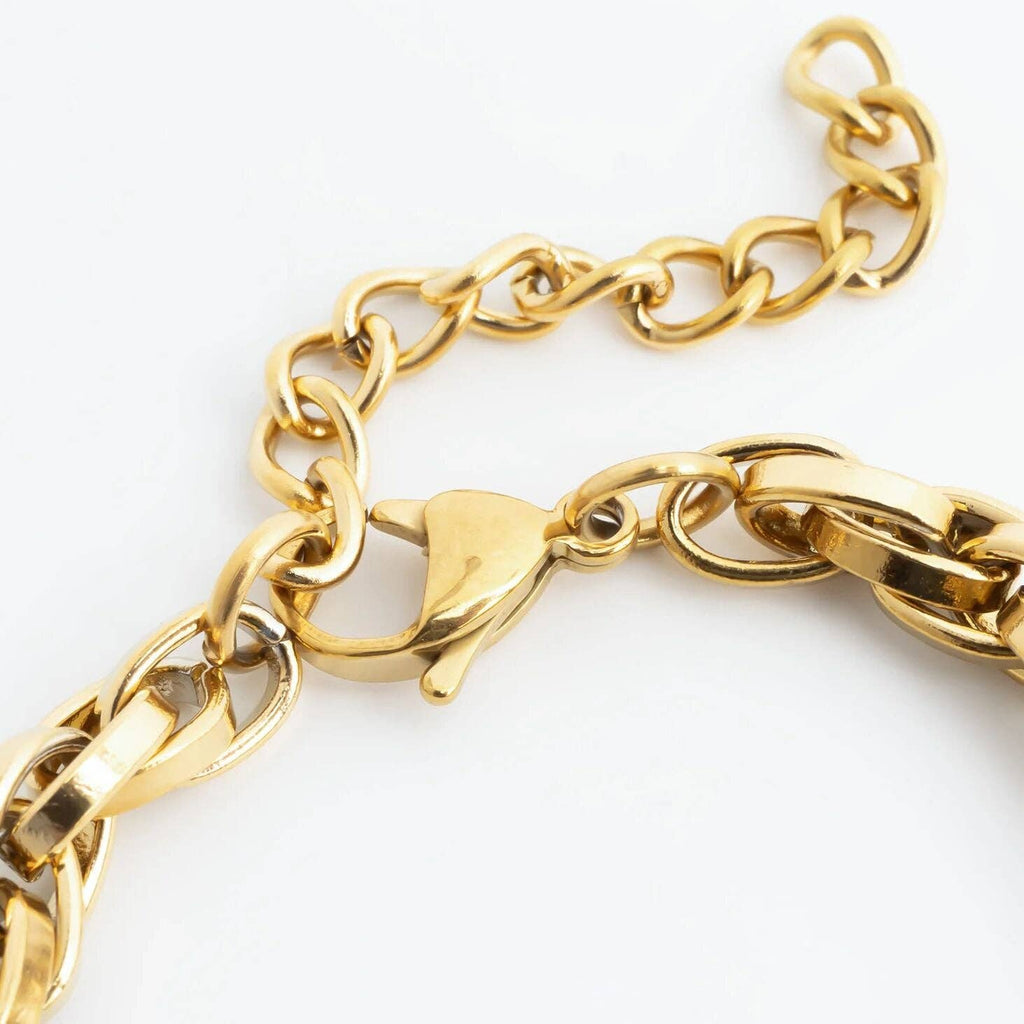 Golden Oval Luxe Bracelet - SS37