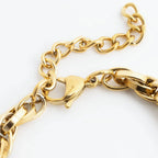 Golden Oval Luxe Bracelet - SS37