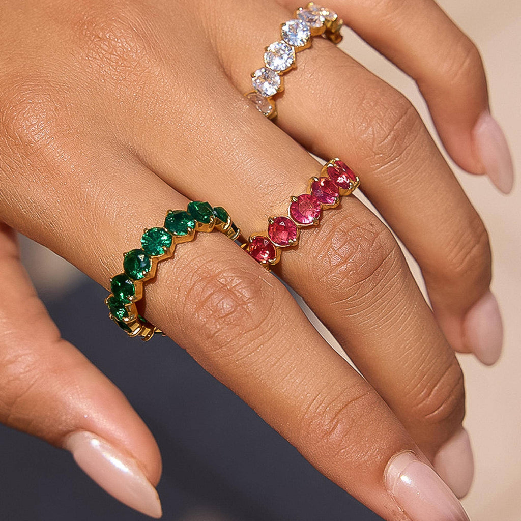 Veloura CZ Eternity Ring - A81