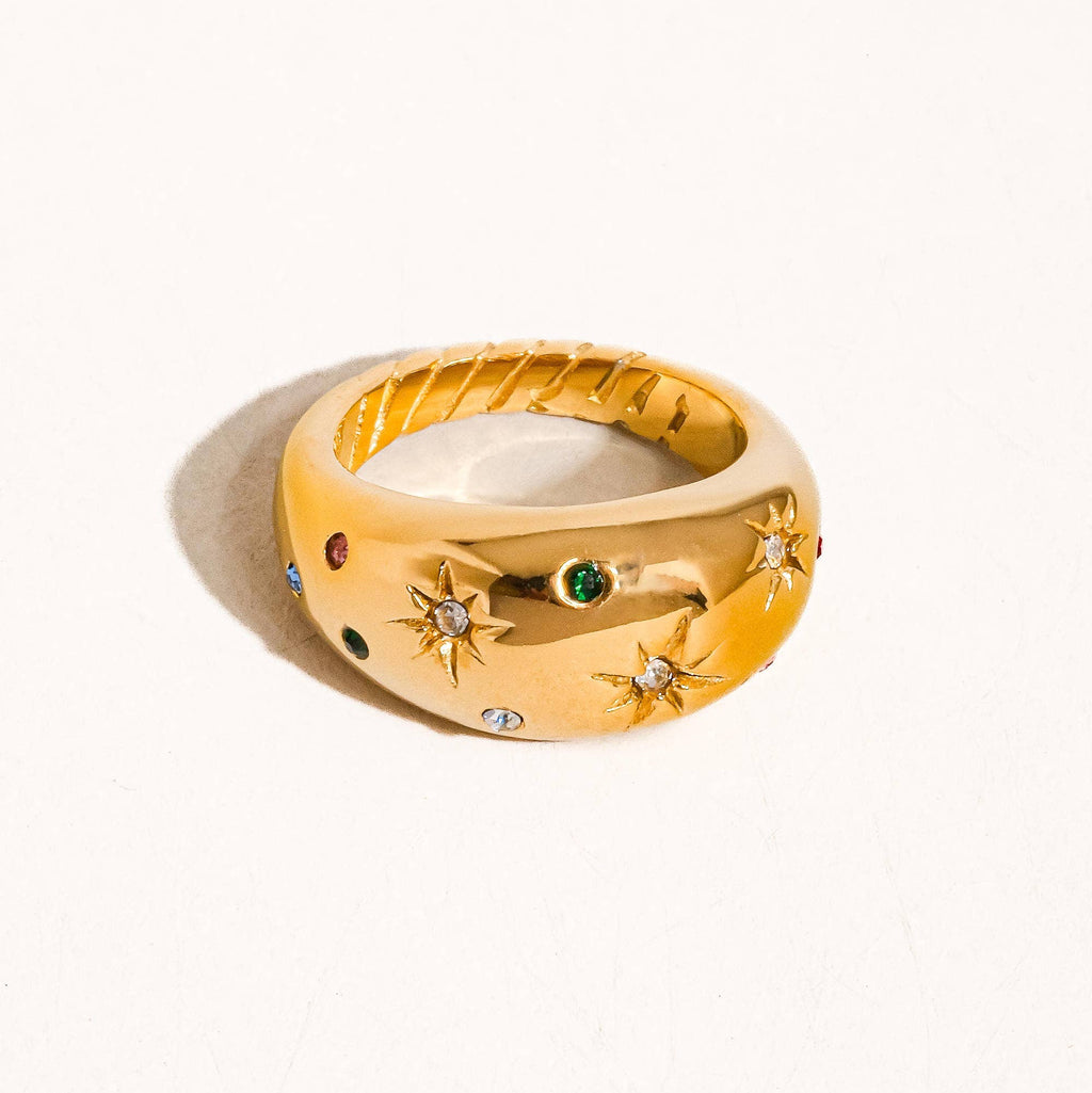 The Rylee Star Dome Ring: A59