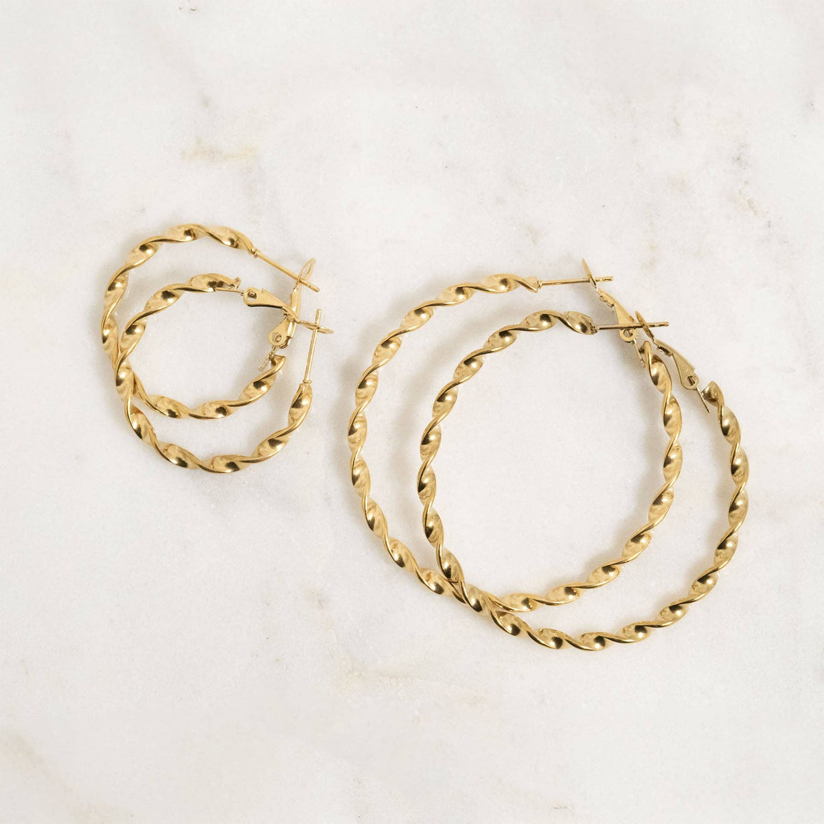 Twist Hoop (Small) Earrings - E98
