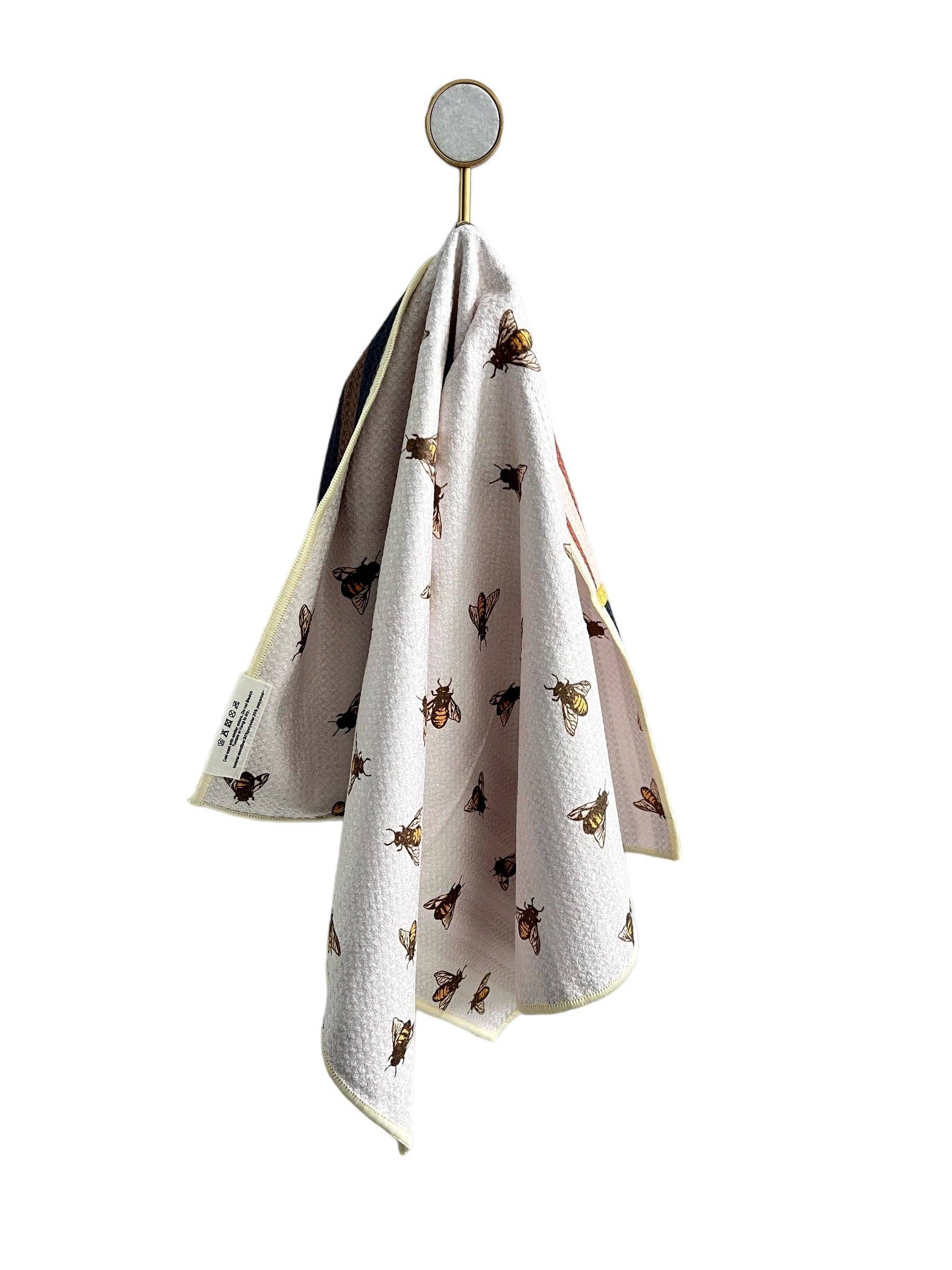 Milk and Honey: Reversible Hand Towel: Multi/Cream / Hand Towel