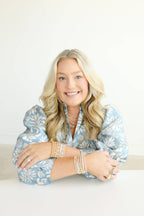June Fluted in Silver with Gold: Standard 6.75 inch