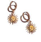 Sol Fire Huggie Earrings - E26