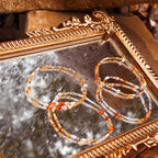 Orange & White Cutie Bracelet - S34