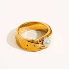 Pearl Band Ring - A49