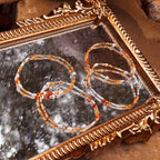 Orange & White Cutie Bracelet - S34