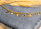 Cowboy Hat Gold Charm - C150