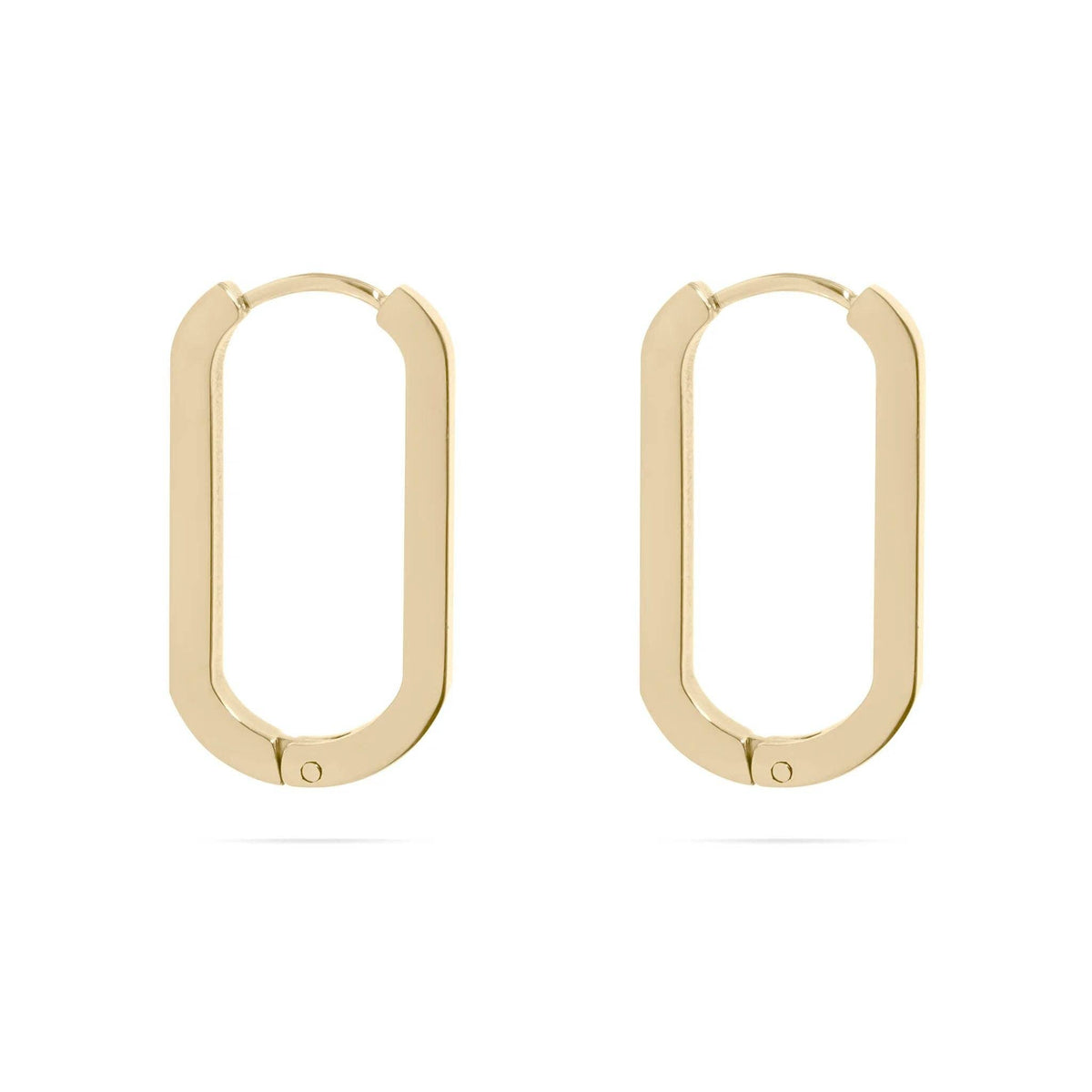 Oval Huggie Earrings - E109