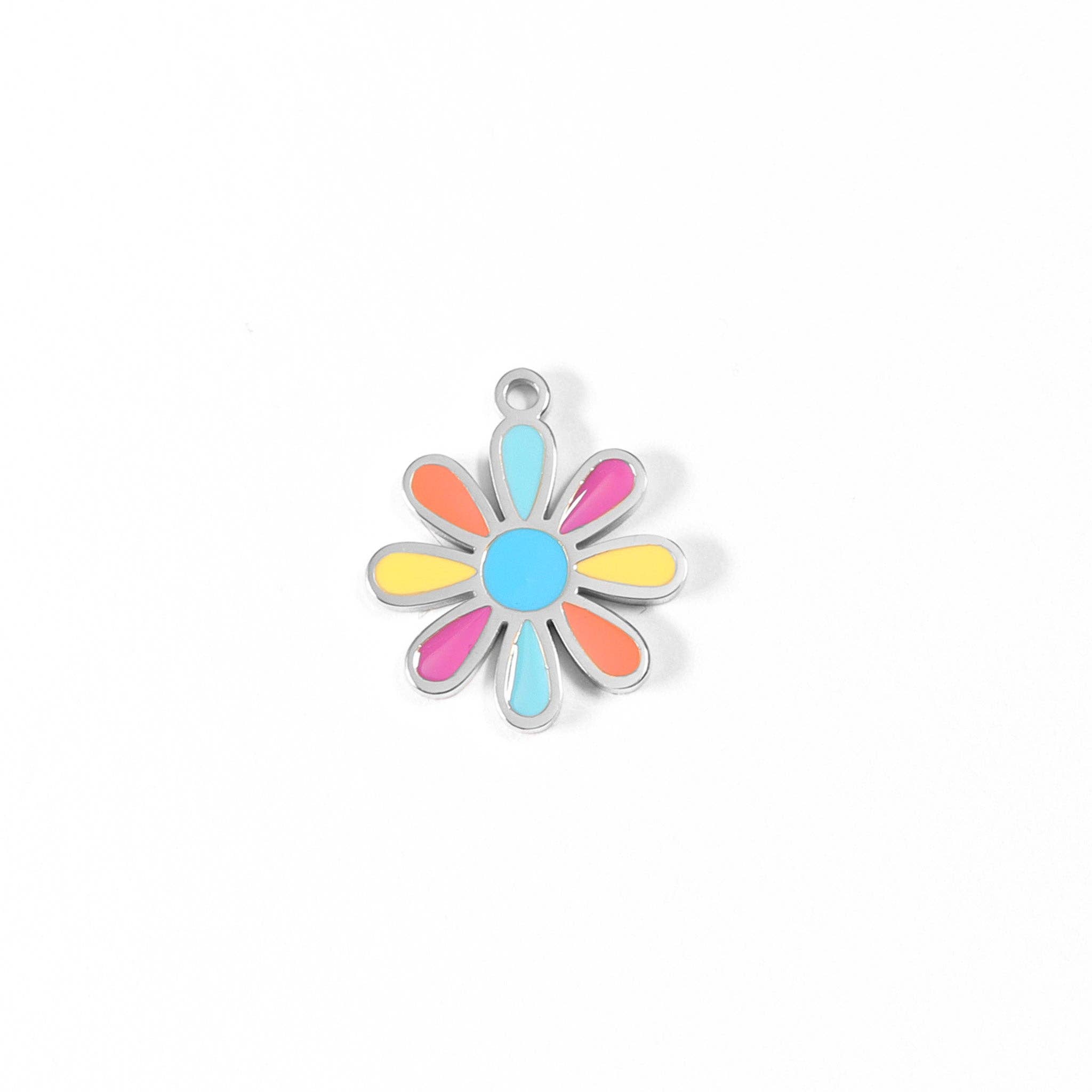 Disco Daisy Charm - C181