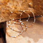Orange & White Cutie Bracelet - S34