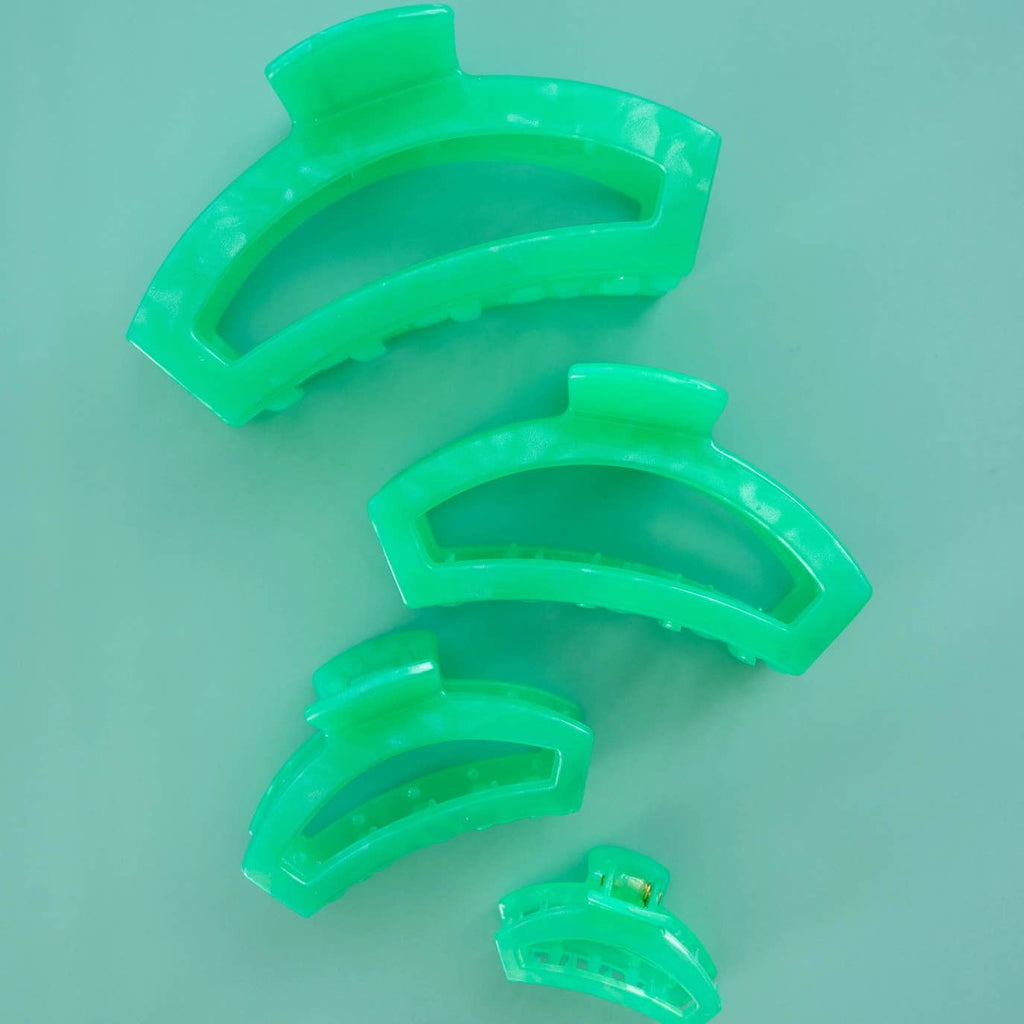Open Hair Clip | Large | Spring Splash