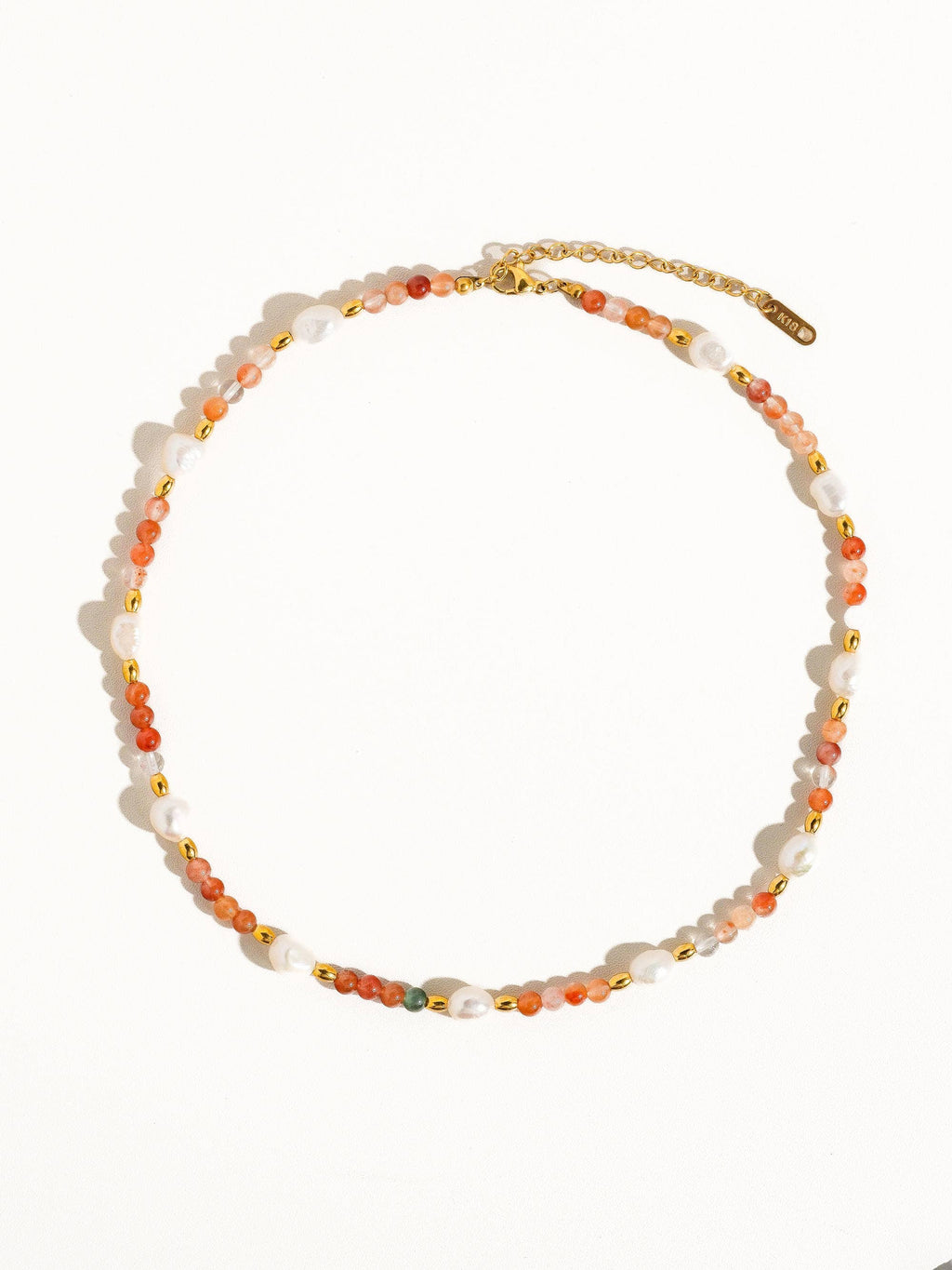 Amber Drift Pearl Necklace -  N54