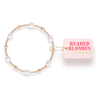 Maggie Fluted Bracelet in Gold: Standard 6.75 Inch