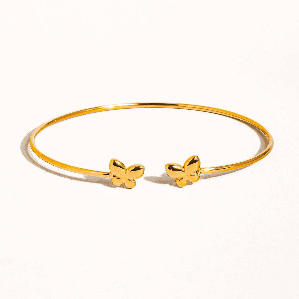 Poppy Butterfly Bangle: SS18