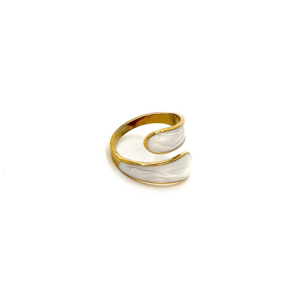 White Waves Ring - A1