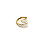 White Waves Ring - A1