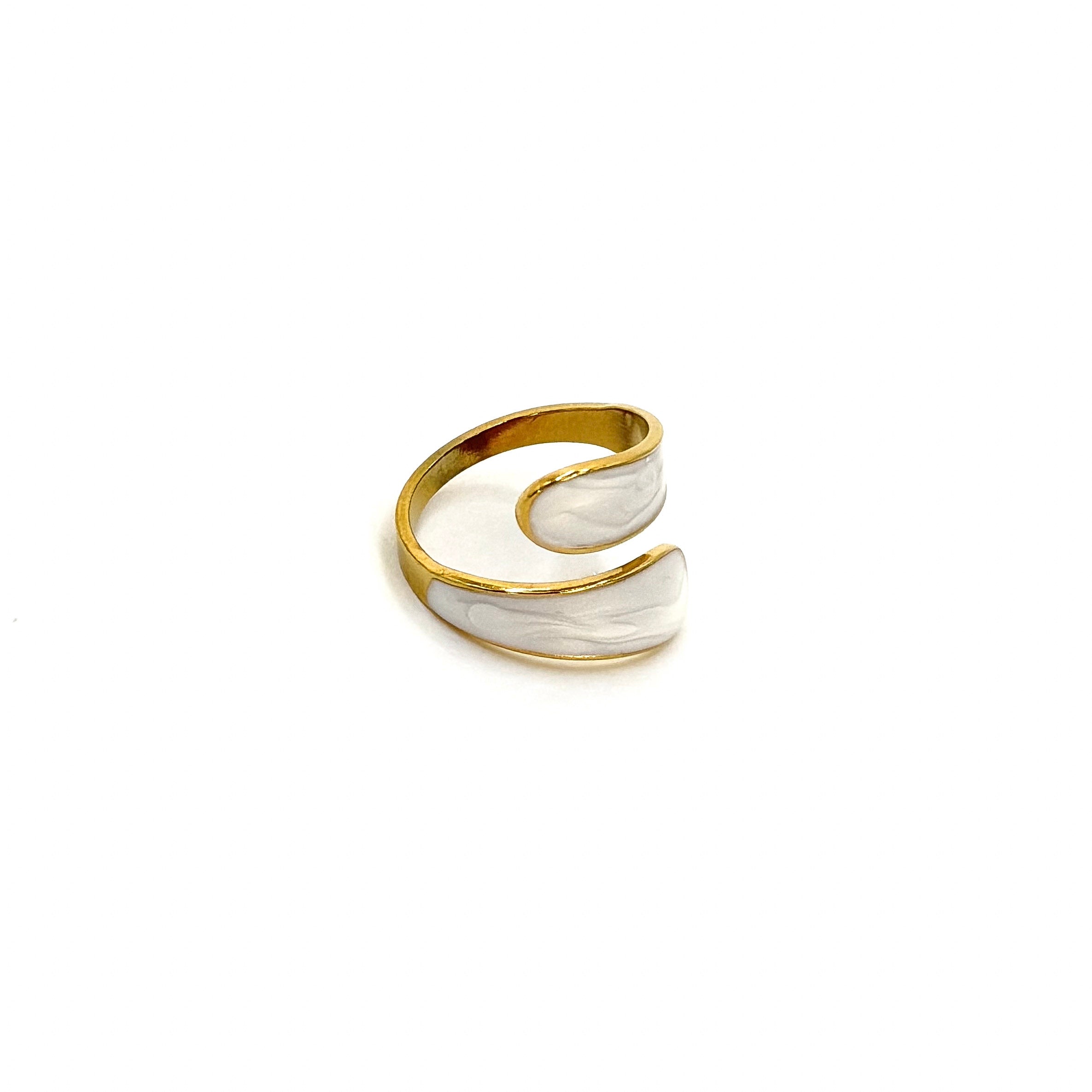 White Waves Ring - A1