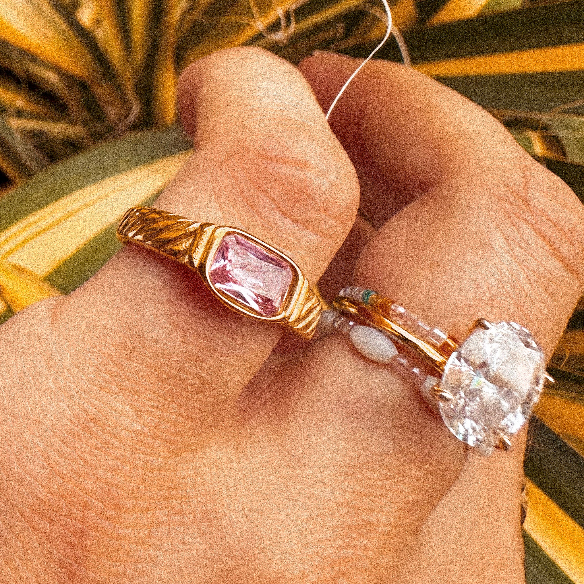 Blush Pink Fancy Ring - A17