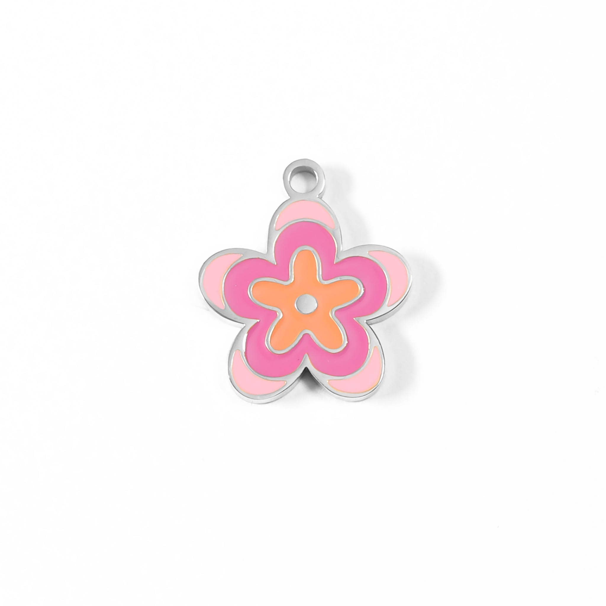 Sweetie Pie Pink Flower Charm - C175