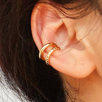 Gold Braided Ear Cuff - E94