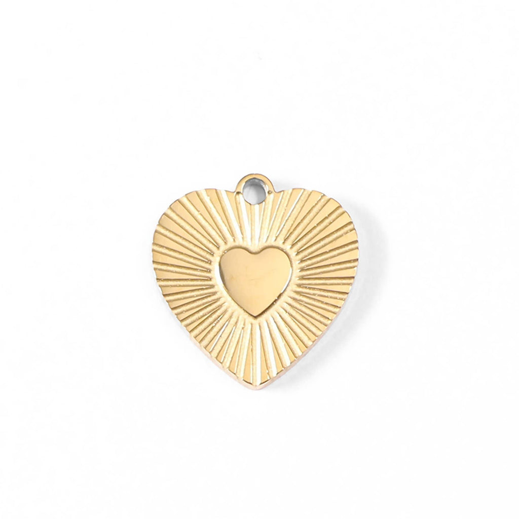 Solara Heart Charm - C90