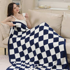 Checkerboard Patterned Throw Blanket: FC5