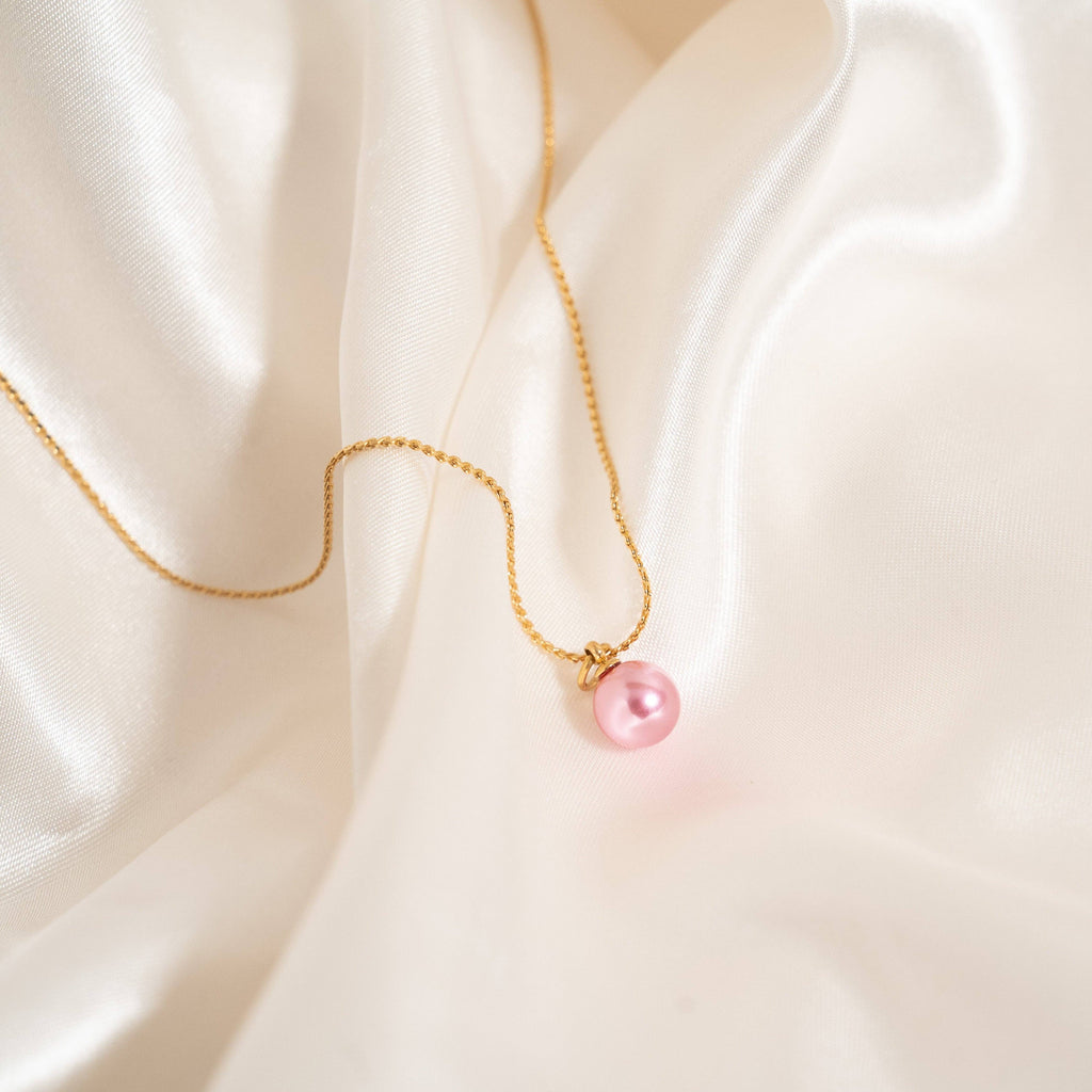 Pink Pearl Charm - C199