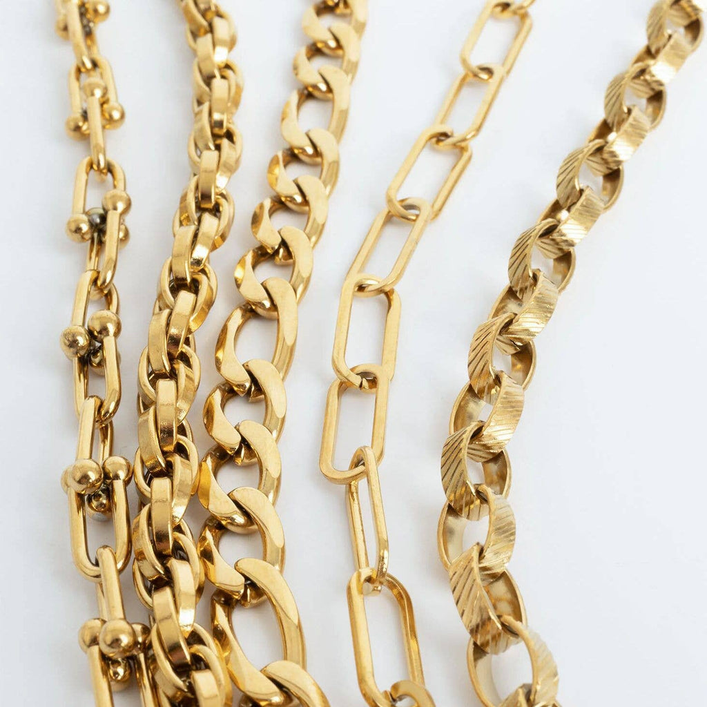 Fat Daddy Gold Chain Necklace : N21