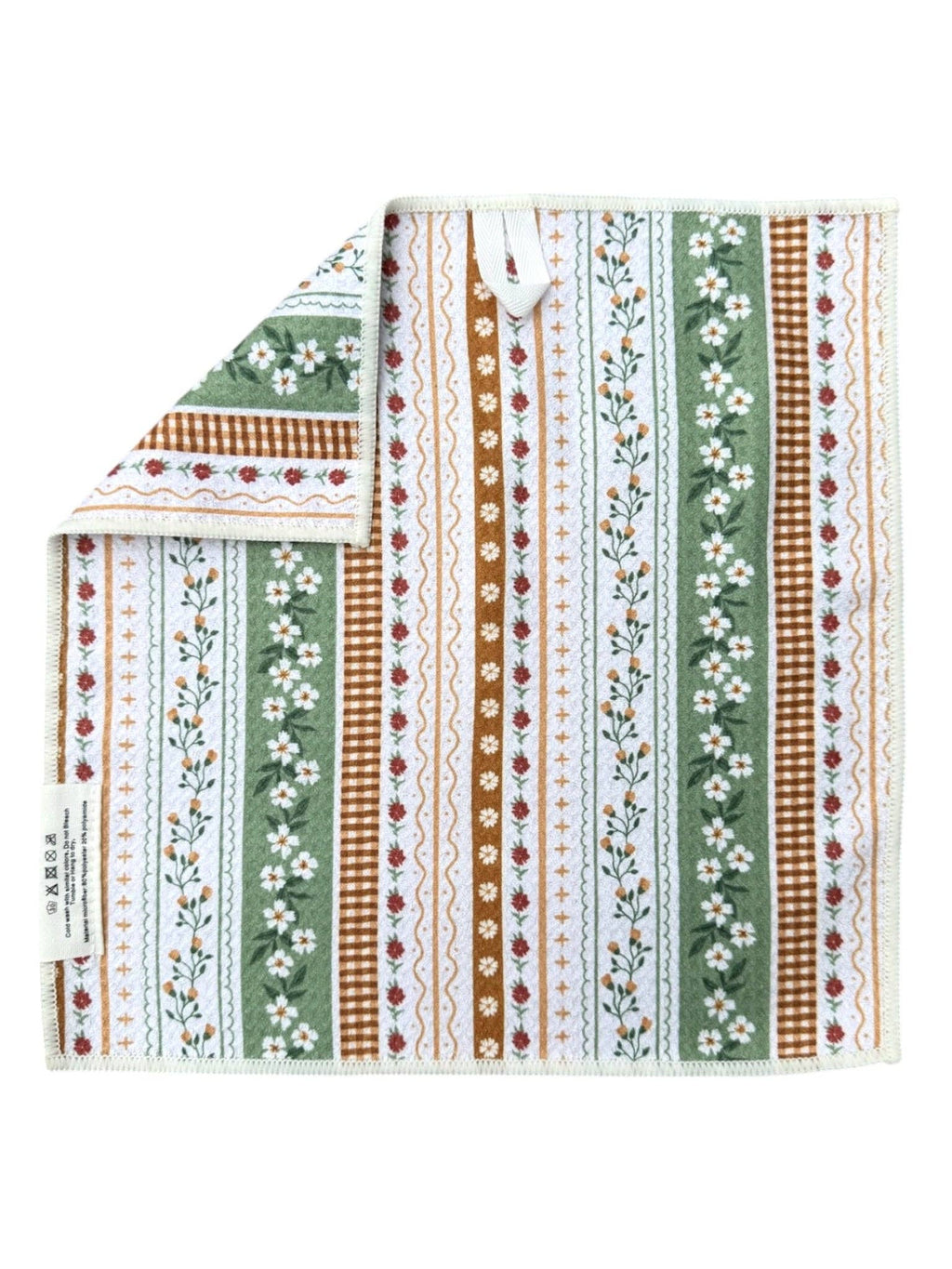 Erin: Double-Sided Washcloth: Cream / Washcloth (12 in x 12 in)
