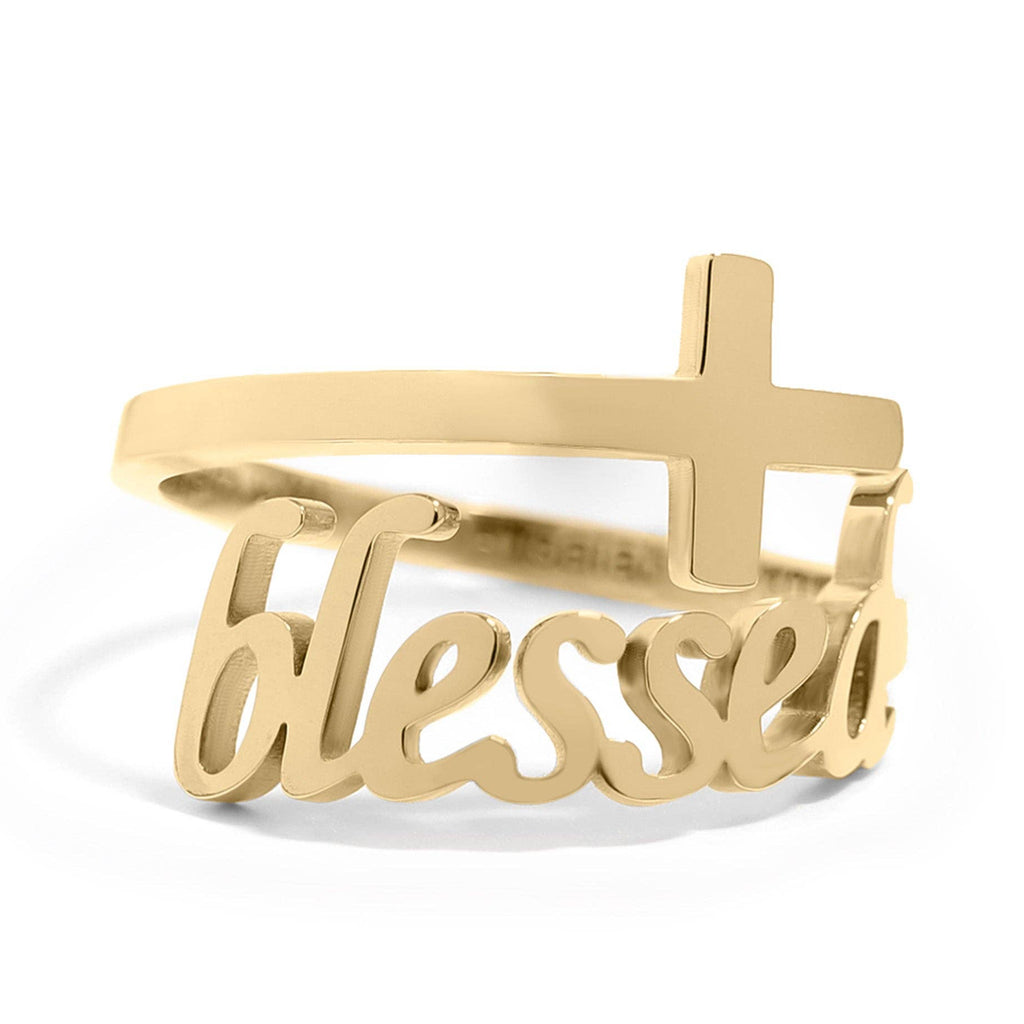 "Blessed" Adjustable Ring - A87