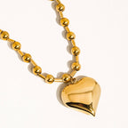 Heart Chain Necklace: N118