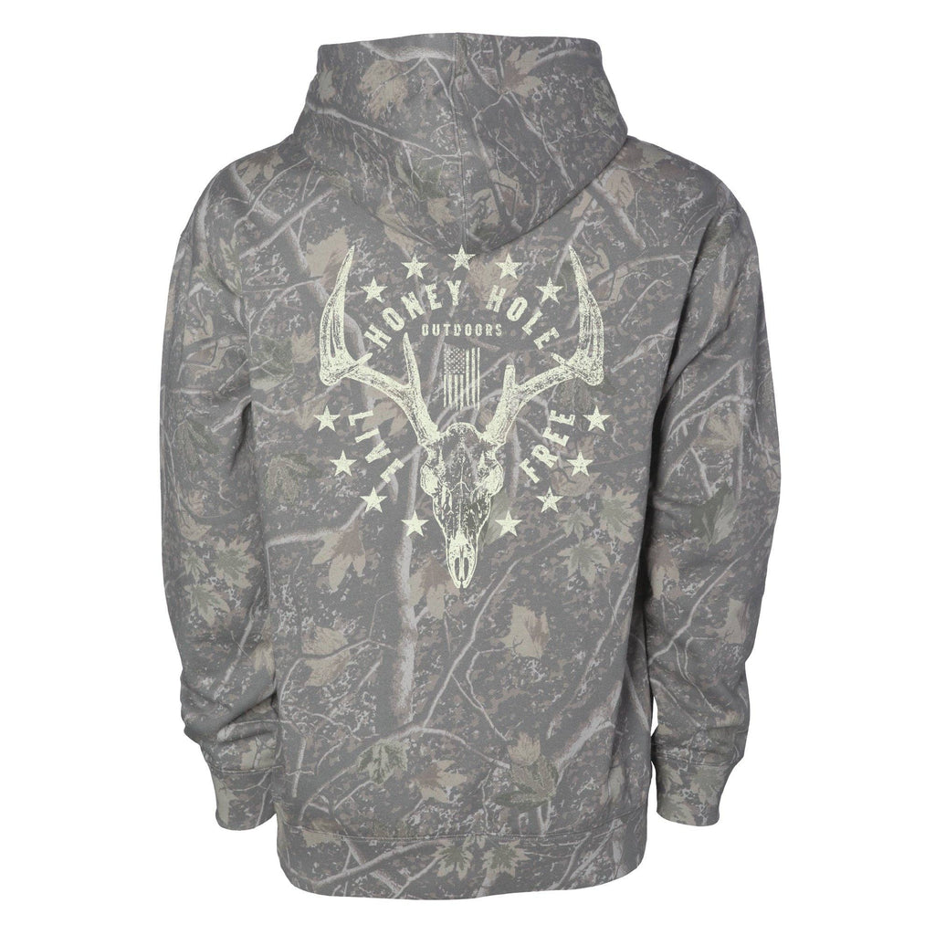 Honey Hole Fleece Hoodie - Live Free
