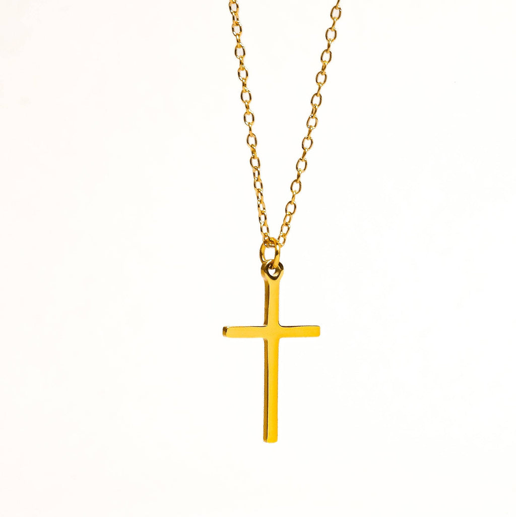 Small Cross Necklace: N140