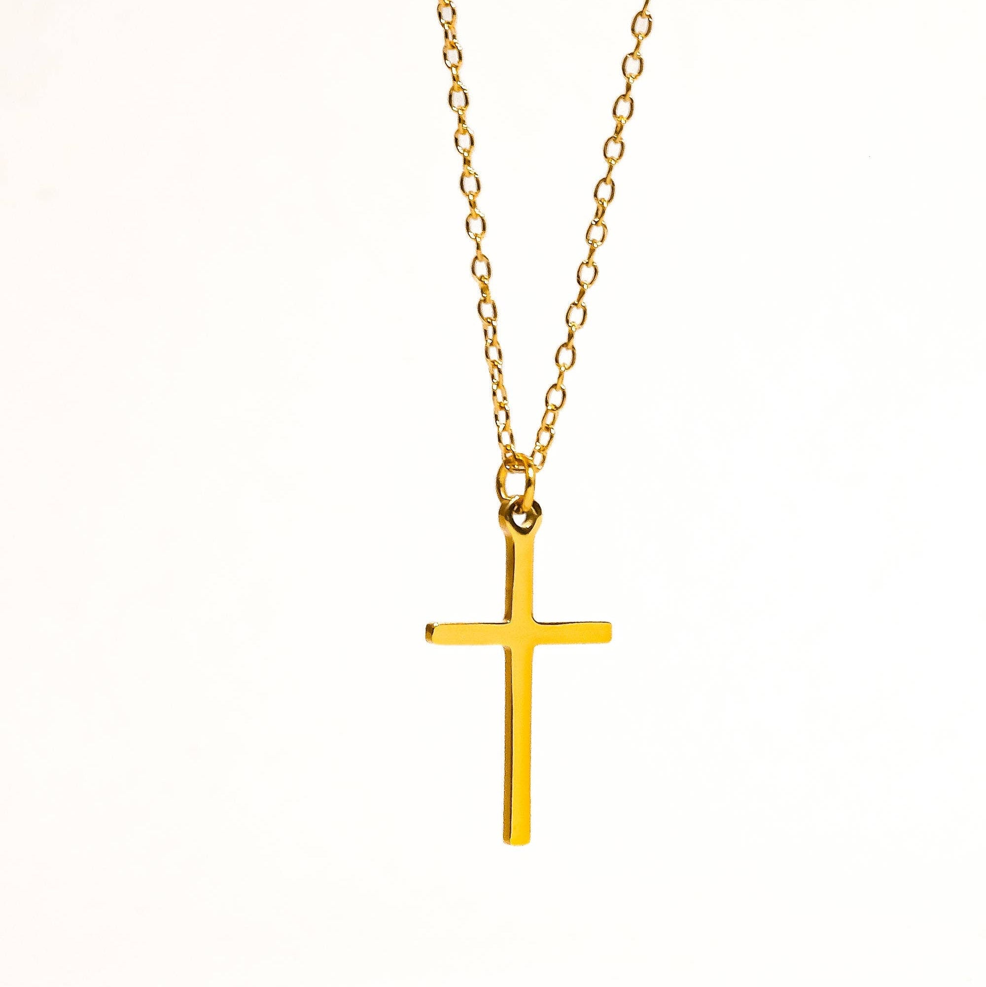 Small Cross Necklace: N140