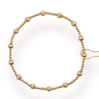 June Gold Fluted Bracelet - S119