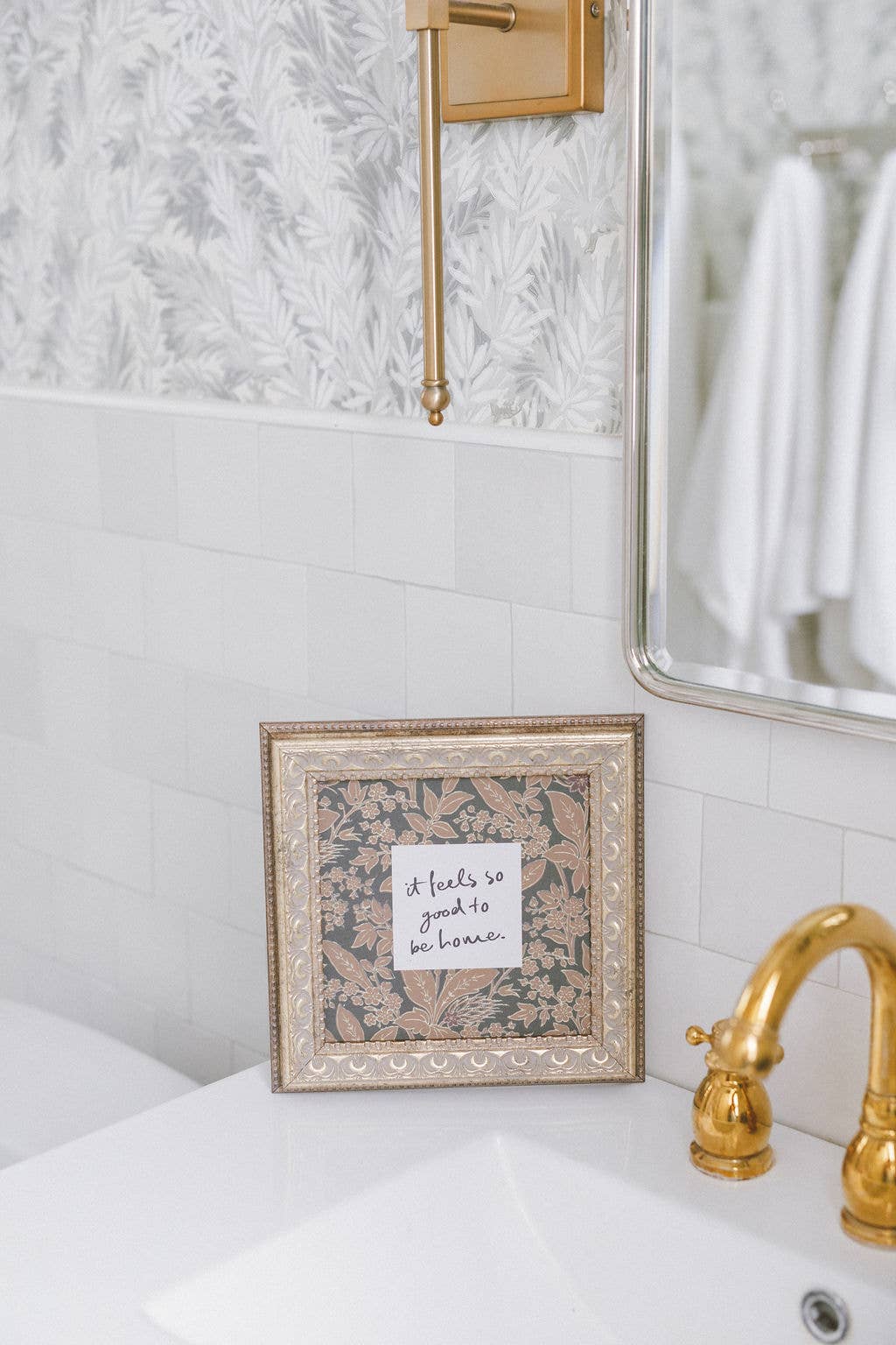 So Good To Be Home Framed Antique Art: 9x9