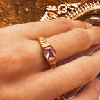 Blush Pink Fancy Ring - A17