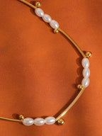 Mini Pearl Chain Necklace - N104