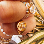 Blush Pink Moon Ring - A13