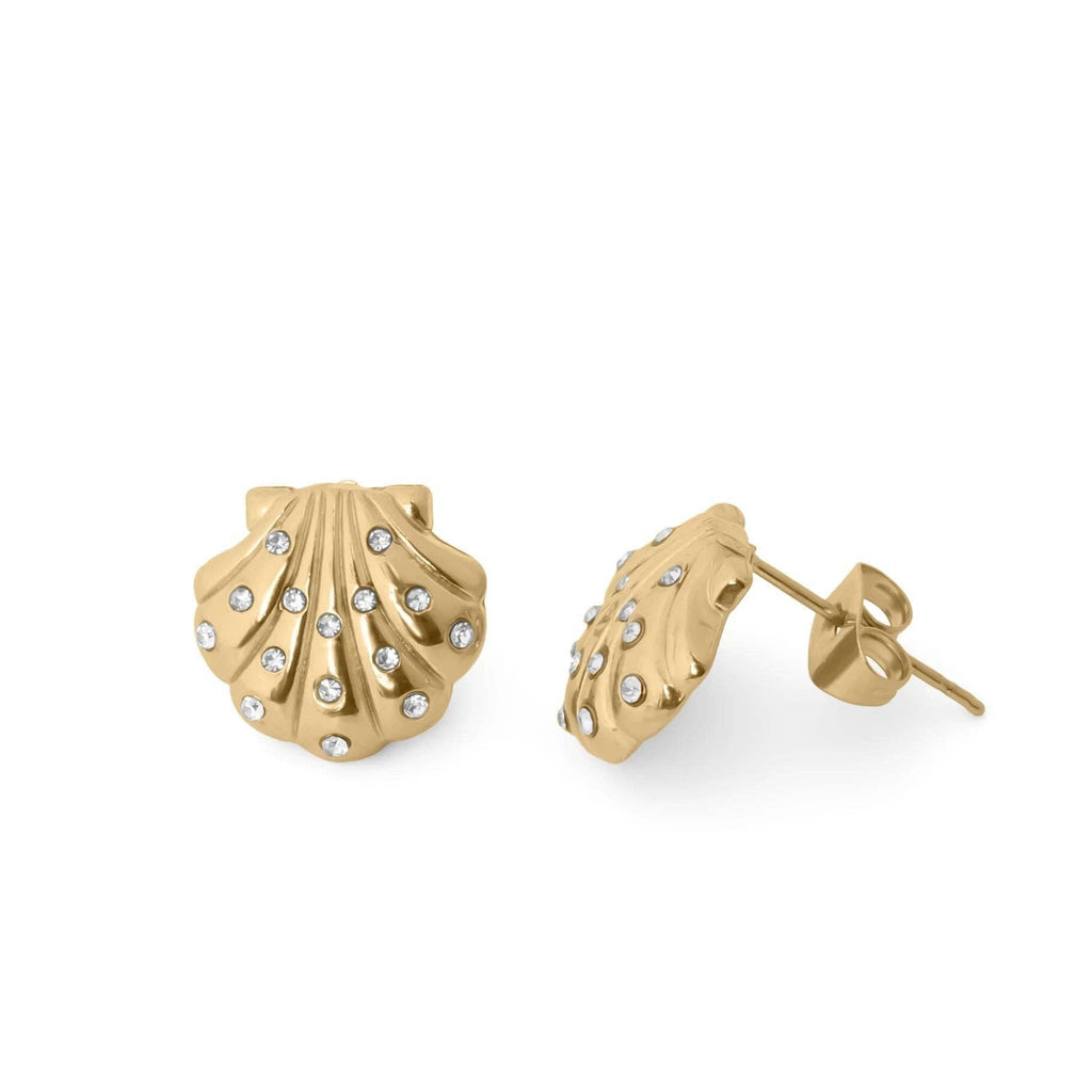 Stone Shell Earring - E75