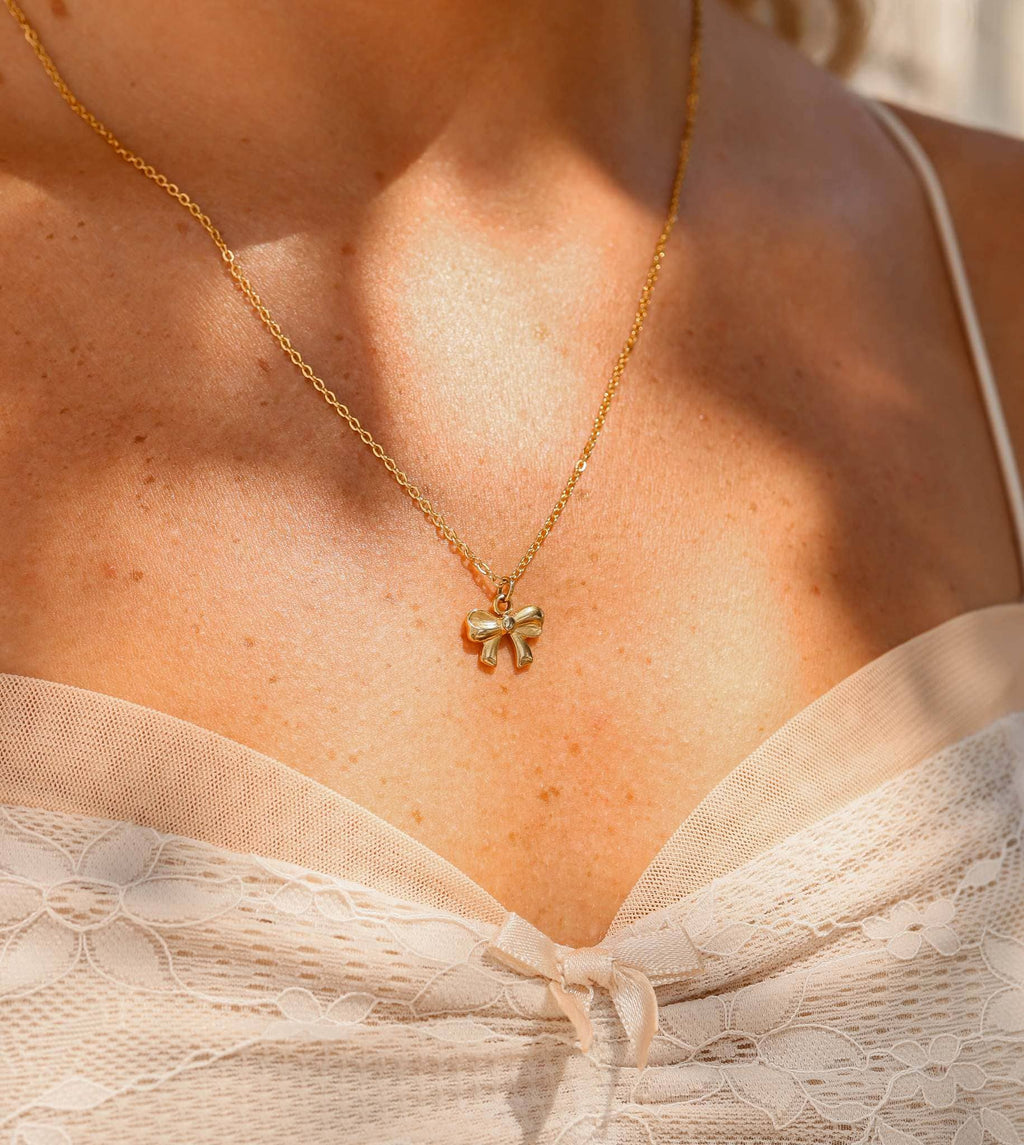 Golden Bow Charm - C51
