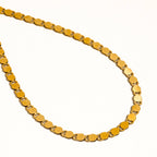 Gold Disc Link Necklace: N19