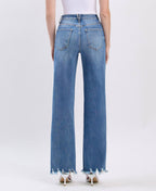 TUMMY CONTROL 90'S VINTAGE SUPER HIGH RISE LOOSE LV1210M: MEDIUM DENIM