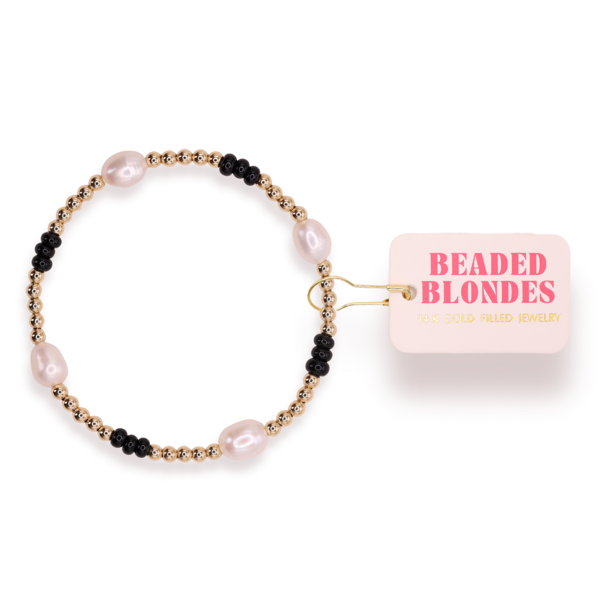 Black Pearl Poppi Bracelet: Standard 6.75 inch
