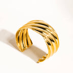Wavy Bold Bangle: SS15