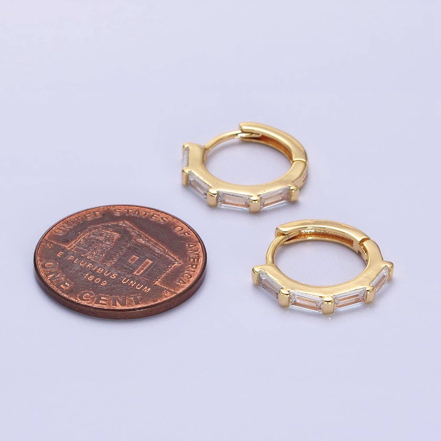 Luxe Glow Huggie Earrings - E9